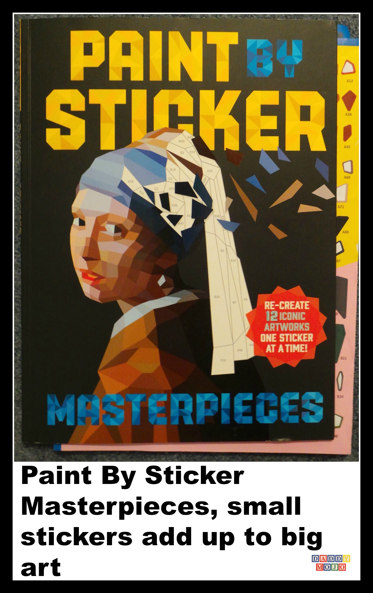 Paint By Sticker Masterpieces, small stickers add up to big art