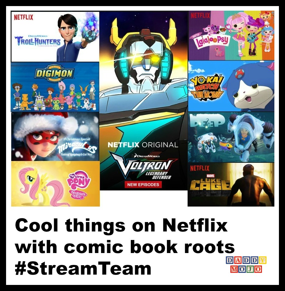 Cool things on Netflix with roots in comic books #StreamTeam
