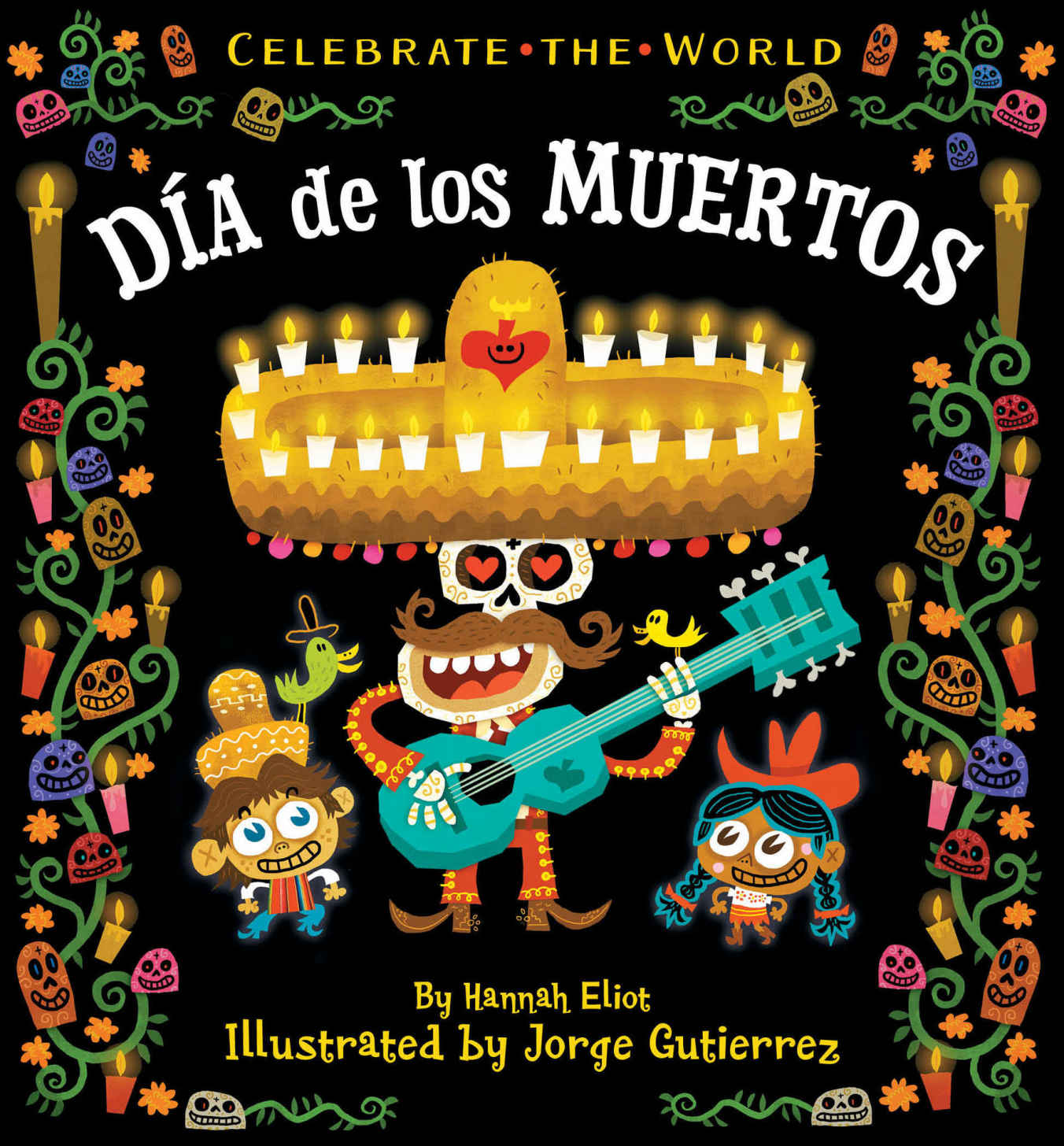 Dia de los muertos, board book, dia de los muertos board book, Hannah eliot, Jorge Gutierrez, childrens book, kidlit