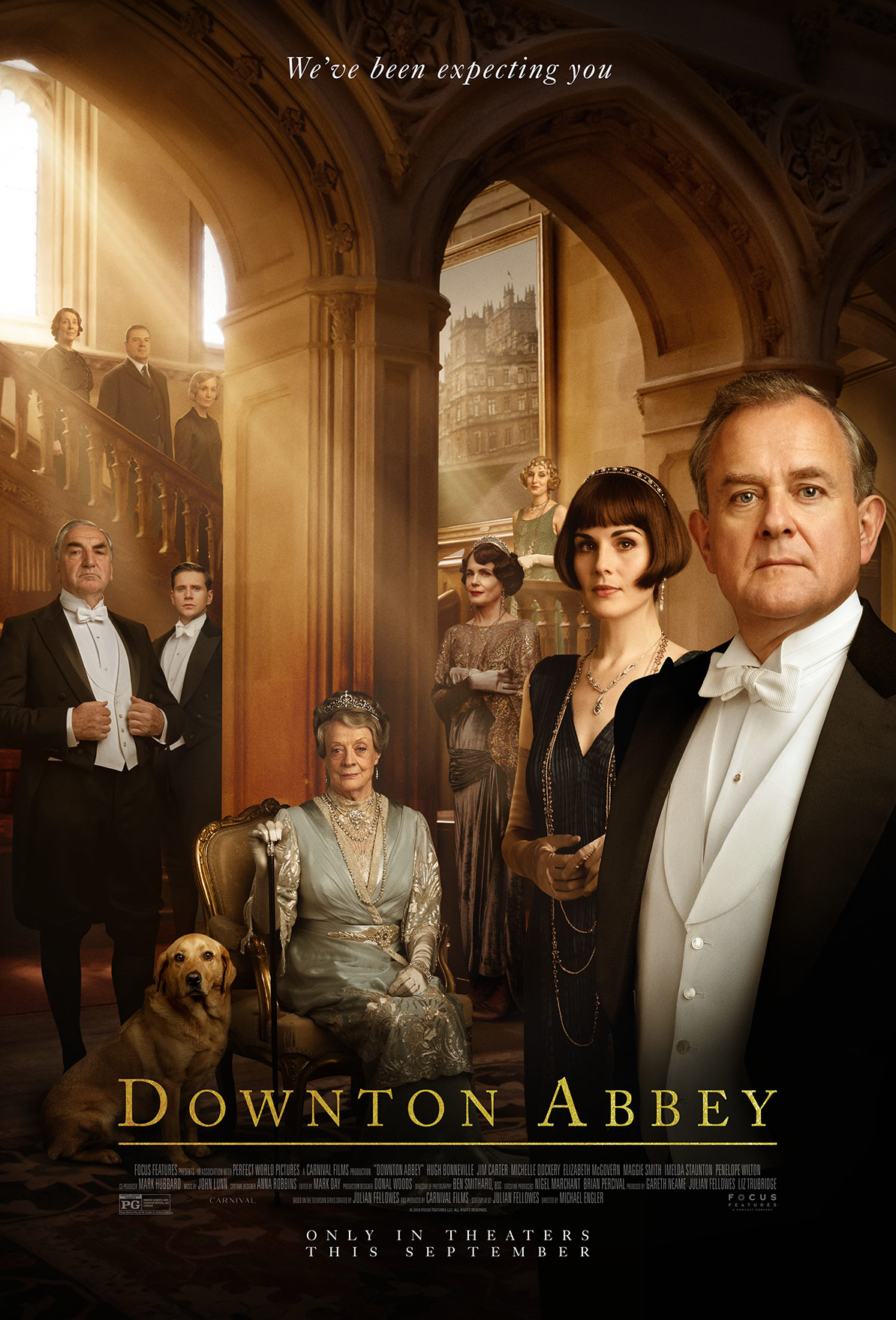 Downton Abbey The Motion Picture, the Crawley clan film works well