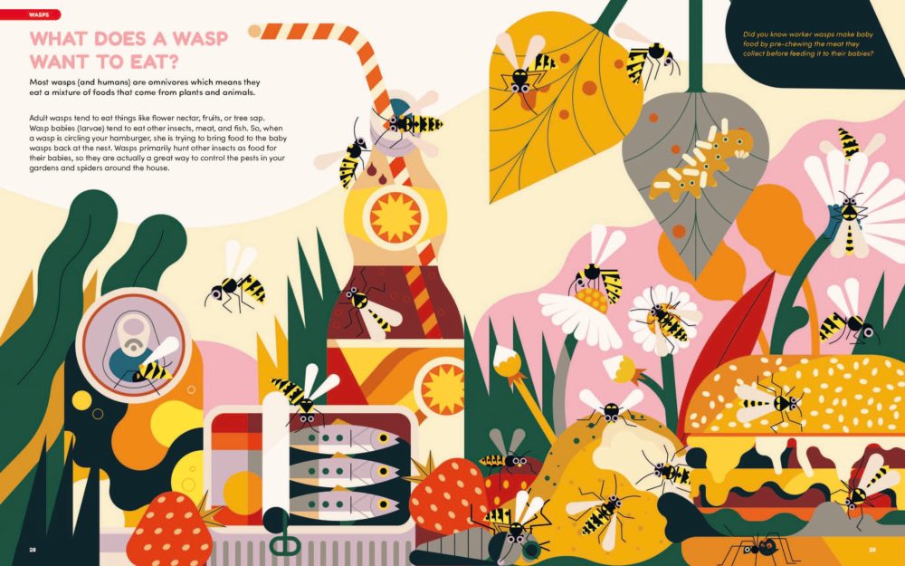 Please Don’t Bite Me! is a brilliant combination of enticing, timeless visuals with non-fiction text that engages ages 7-10, without grossing them out or dumbing it down.
