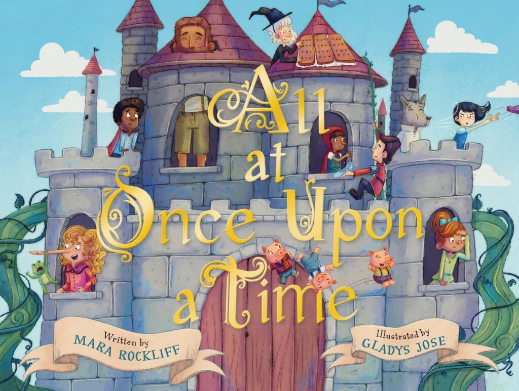 All at Once Upon a Time just sounds like the sequel to that film, instead it’s a very silly illustrated book that will reduce ages five through to nine to fits of laughter.