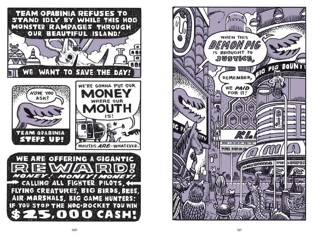 The Mighty Bite: Hot-Rocket Ruckus is slapstick silly, but also very intelligent, in this graphic novel series that speaks to audiences via flying pigs and viral videos.