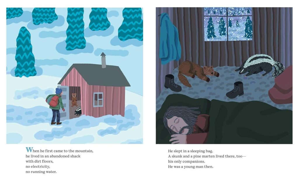 The Snow Man: A True Story is about a guy who lived in the mountains for almost 50 years, documenting things because he wanted a simpler life.