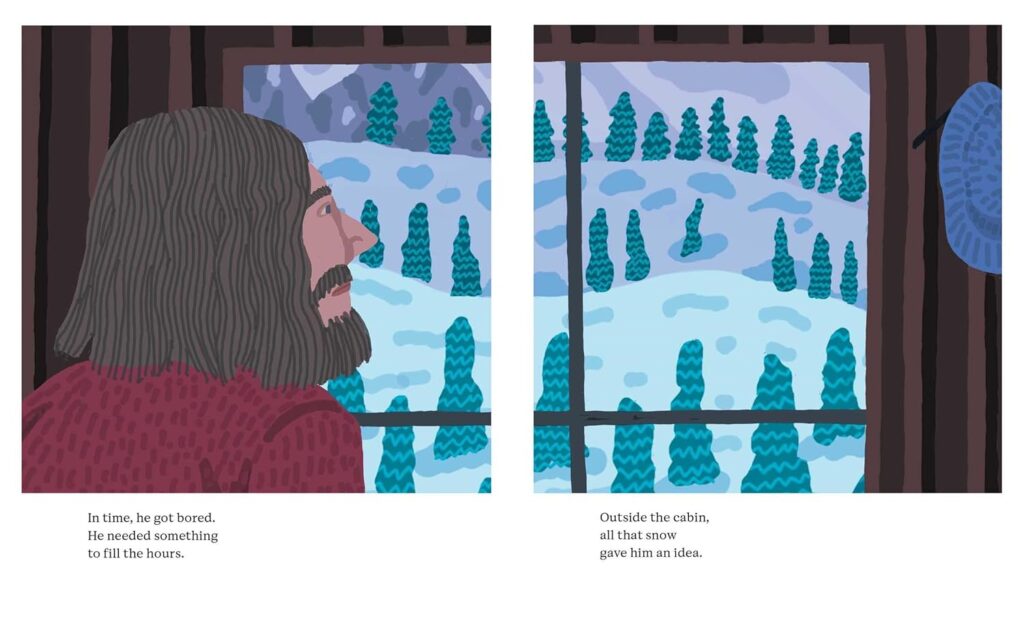 The Snow Man: A True Story is about a guy who lived in the mountains for almost 50 years, documenting things because he wanted a simpler life.