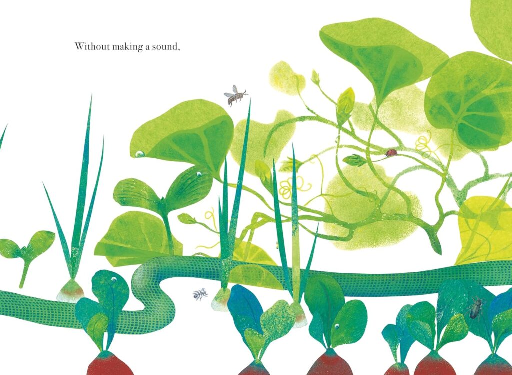 Giant Steps is a simple illustrated book that rises above the crowd due to its creative use of perspective.