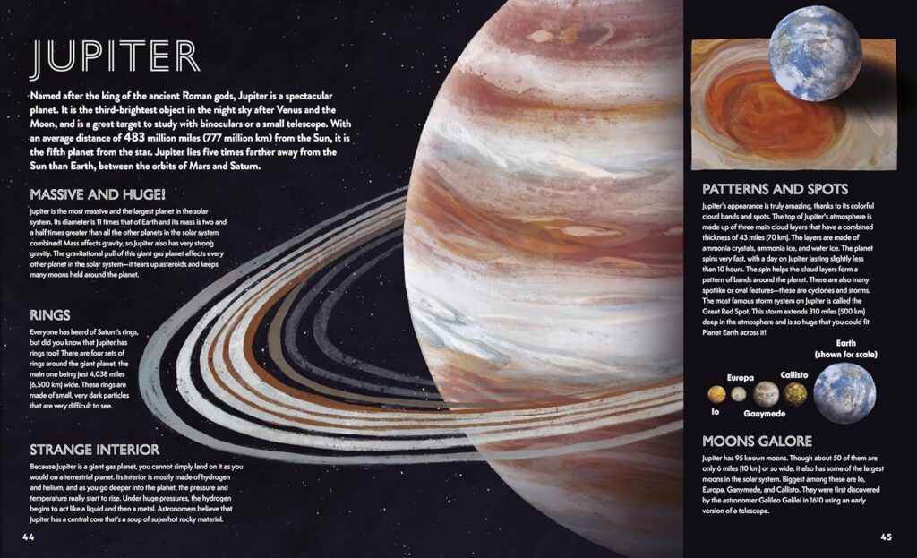 Our Cosmos: The Complete Guide for Space to Kids is big-picture thinking presented in nuggets of information for elementary ages.