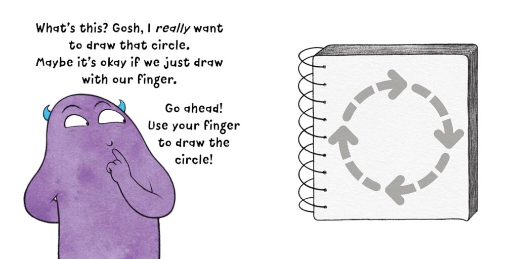 Don’t Draw in This Book! is an impossible to resist board book that engages kids one through six to touch, trace, laugh and learn. 