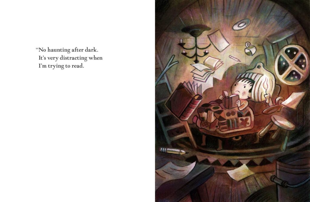 Aggie and the Ghost makes Matthew Forsythe 3-for-3 when it comes to illustrated books that are an instant classic.