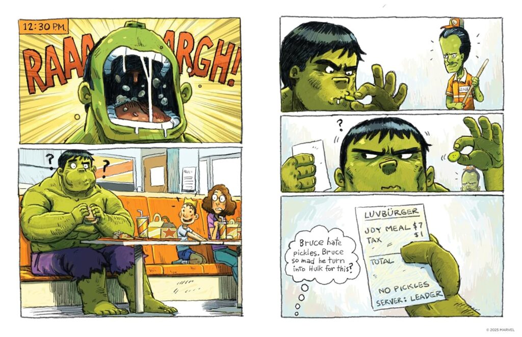 All The Hulk Feels, A Mighty Marvel Comics Picture Book, creates a new sub-genre of reading for ages four and up.