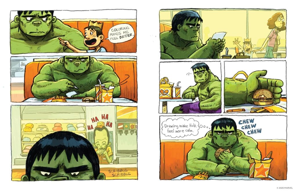 All The Hulk Feels, A Mighty Marvel Comics Picture Book, creates a new sub-genre of reading for ages four and up.