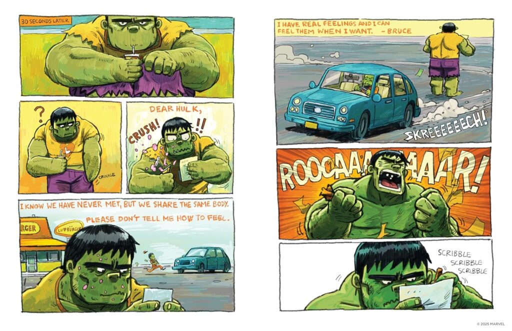 All The Hulk Feels, A Mighty Marvel Comics Picture Book, creates a new sub-genre of reading for ages four and up.