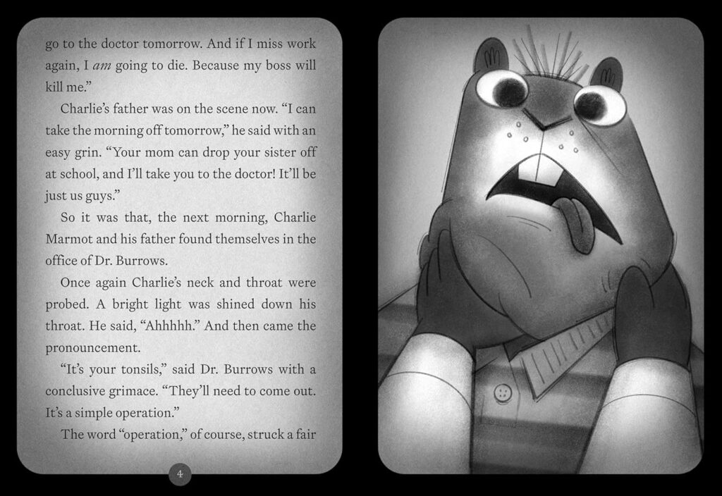 Jasper Rabbit’s Creepy Tales! Troubling Tonsils! is the first in a series of fun chapter books that continues the young creepies for ages 6-9.