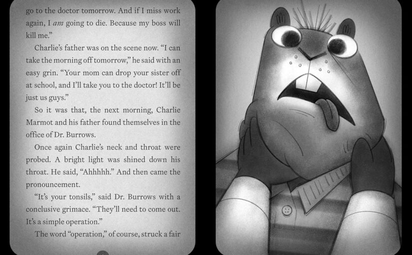 Jasper Rabbit’s Creepy Tales! Troubling Tonsils! is the first in a series of fun chapter books that continues the young creepies for ages 6-9.