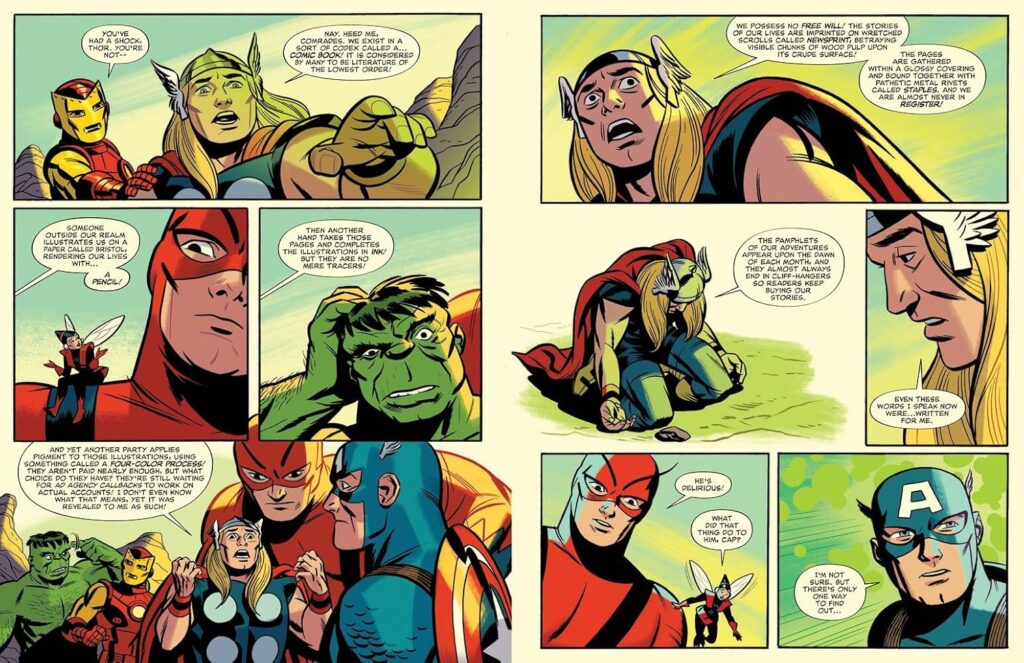 The Avengers in The Veracity Trap is a new graphic novel with a multi-verse tale and one you will want to read.