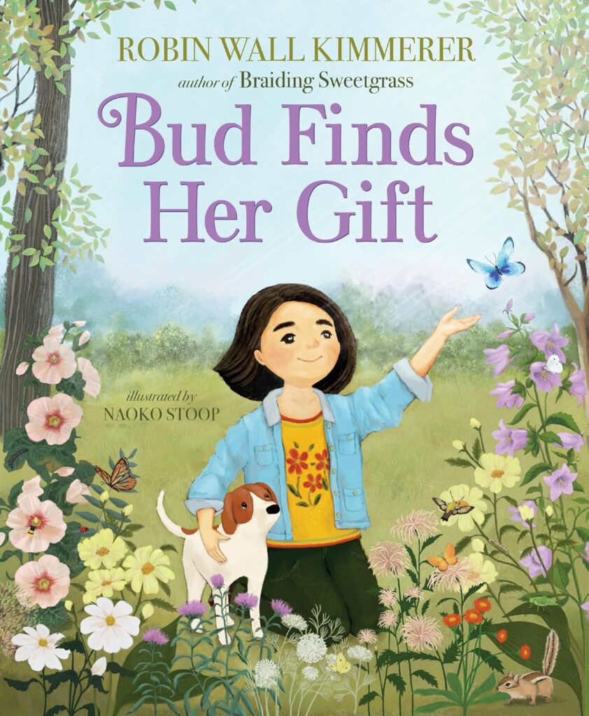 Bud Finds Her Gift is an illustrated book that takes advantage of its luxurious, approachable art and succinct, but impactful text, to entertain kids in a soft message book.
