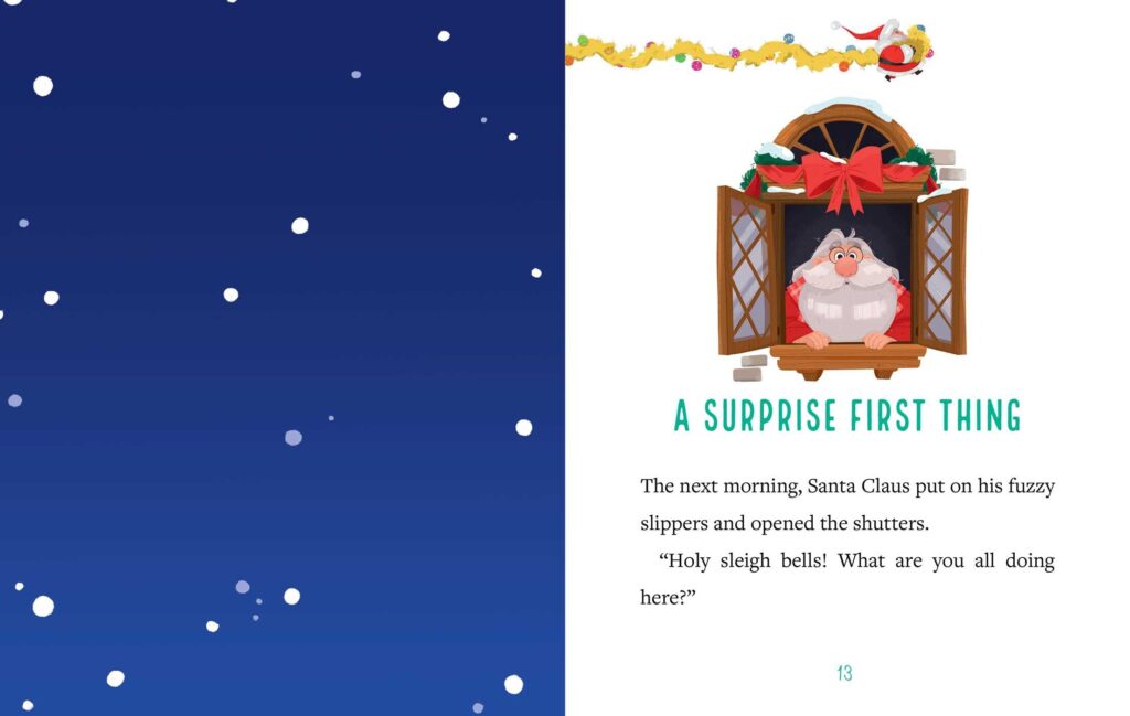 The Christmas Contest: An Advent Novel is for young readers that combines opening a new thing, with an early chapter book story.