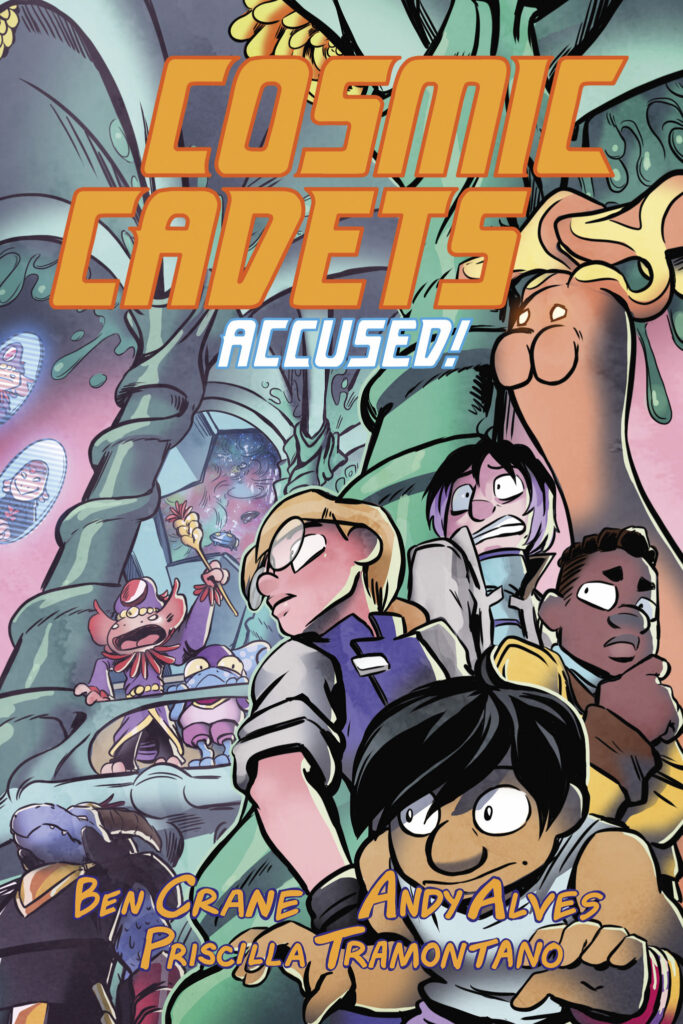 Cosmic Cadets: Accused continues the all-ages, science-fiction graphic novel fun for ages nine and up