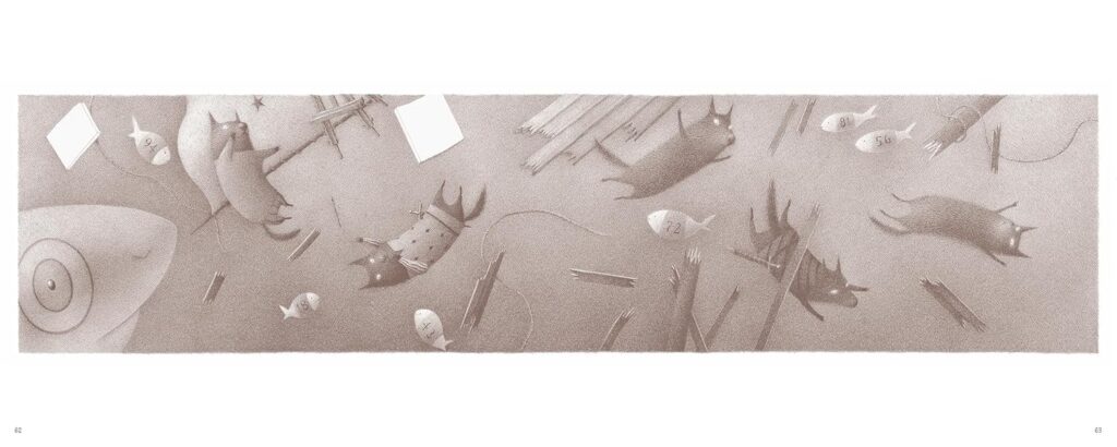 The Five Wolves is a graphic novel that’s heavy on art an interpretation and very light on words.