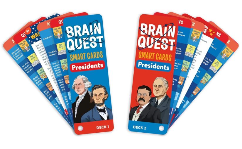Brain Quest Presidents Smart Cards, the go-to car trip friend is updated
