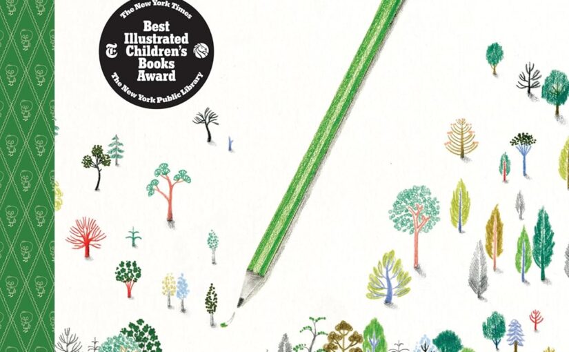 Pencil is a wordless book about creativity, sustainability, and a pencil