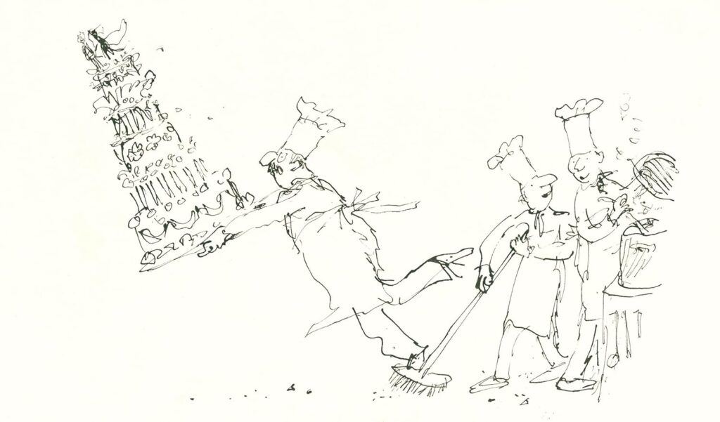 Quentin Blake’s Fantastic Journey features new art from the classic illustrator that’s not burdened by the small space of a book cover.