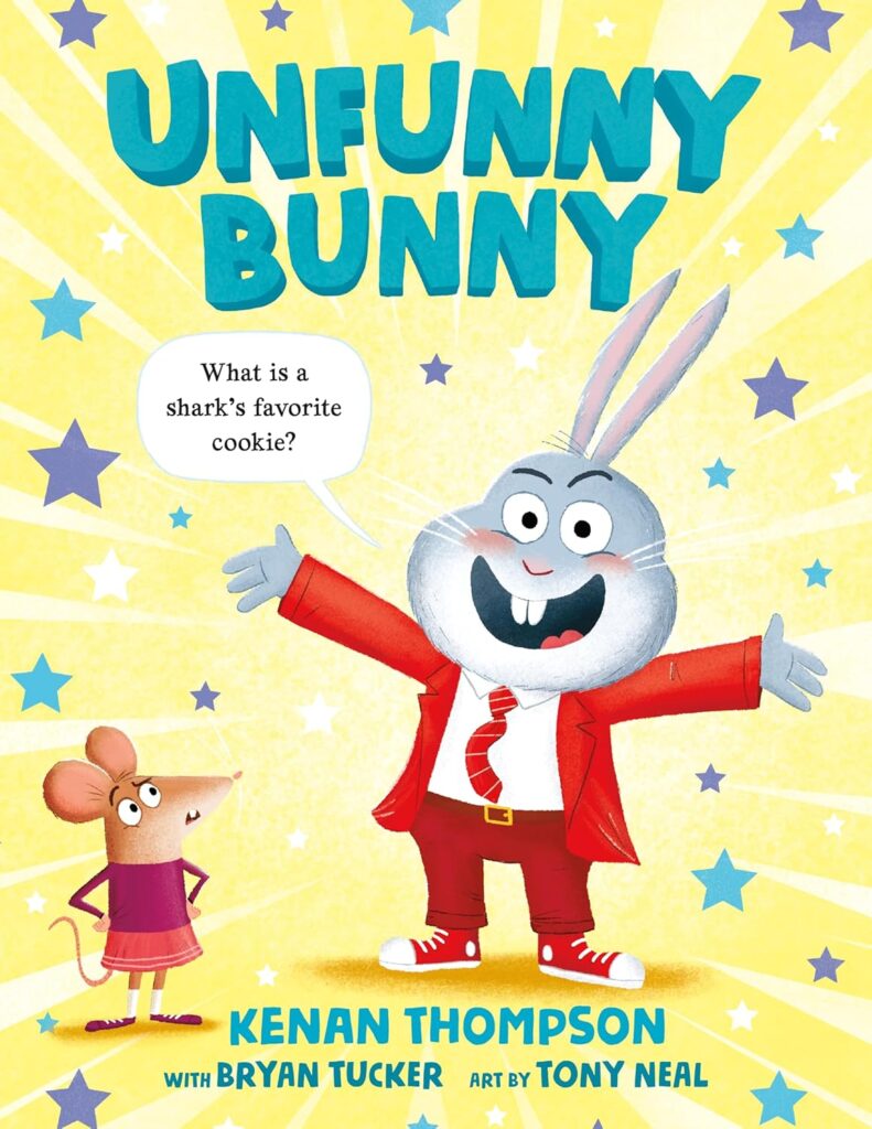 Unfunny Bunny will produce laughs from the kids, but needs a little adult help to get the point of the book across.