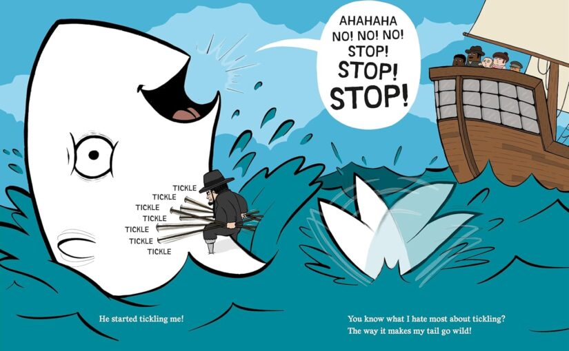 Call Me Moby, big art for a whale of a tale in this very funny story