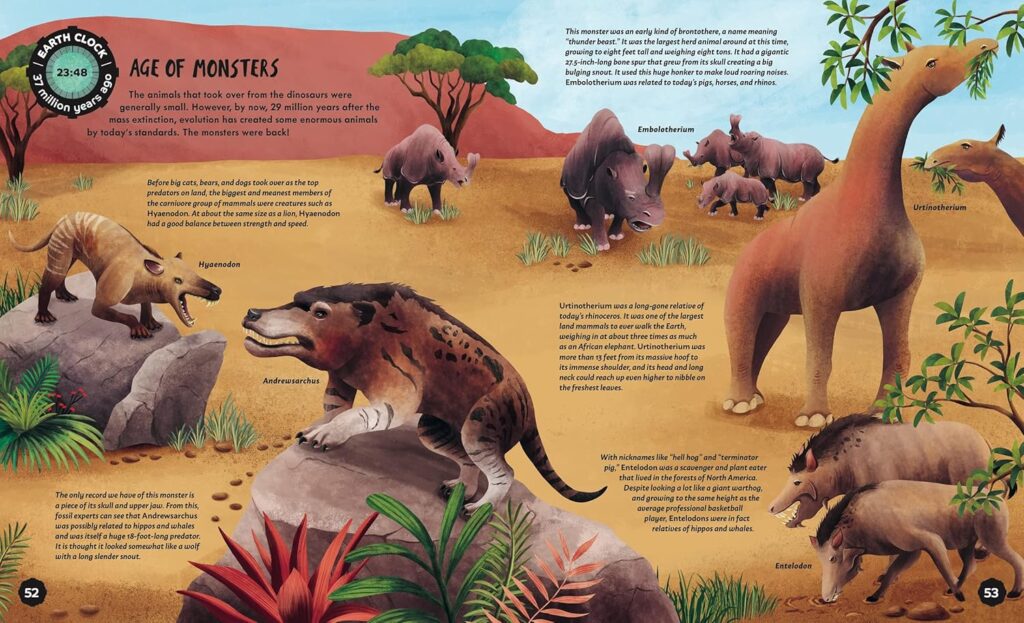 Earth Clock is the engaging STEM book that counts down a timeline of our planet that you didn’t know your library needed.