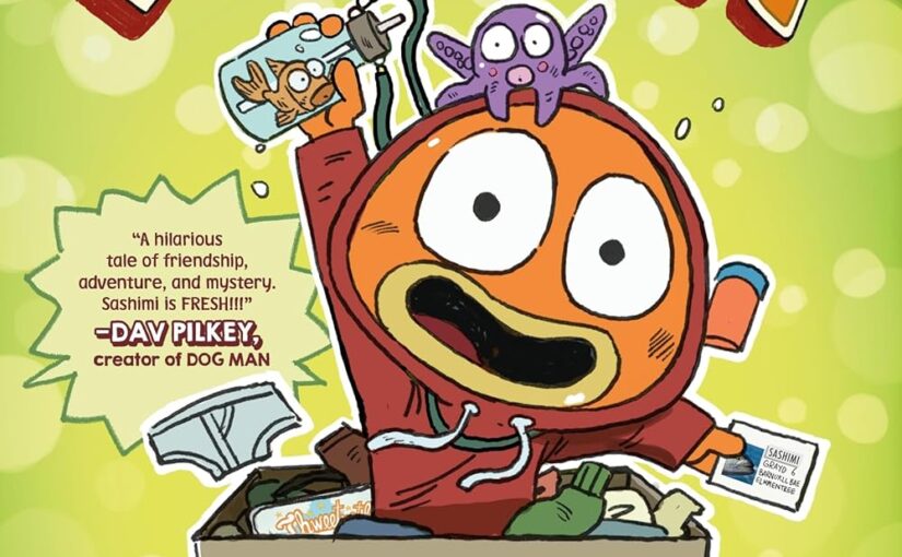 A Fishboy Named…Sashimi is by children’s author rockstar Dan Satat and continues his knack for knowing what early readers want in a graphic novel.