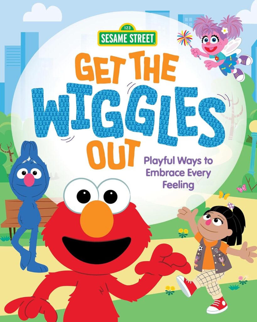 Get the Wiggles Out is a Sesame Street book that uses very short stories and movement to help toddlers through early elementary overcome frustrations.