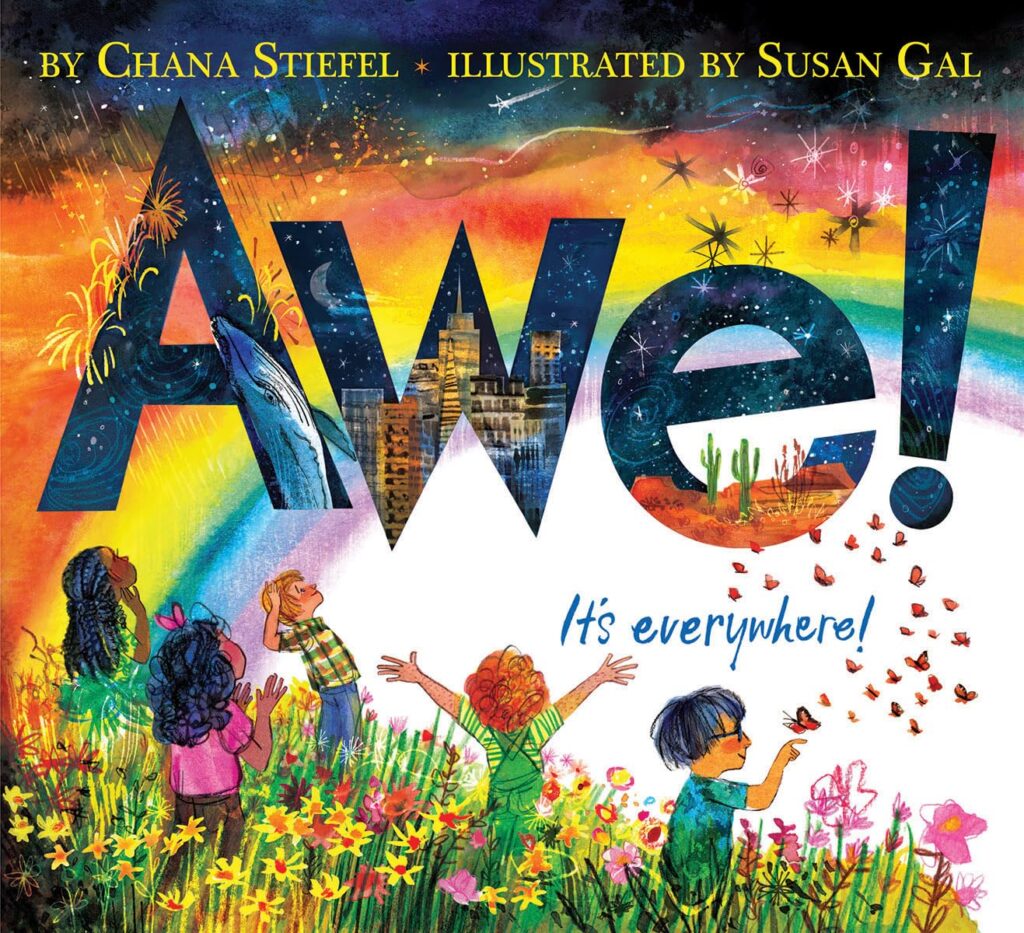 Awe! is a picture book that reminds older readers of the magic around us, while showing young audiences the wonder and awe that’s all around us.