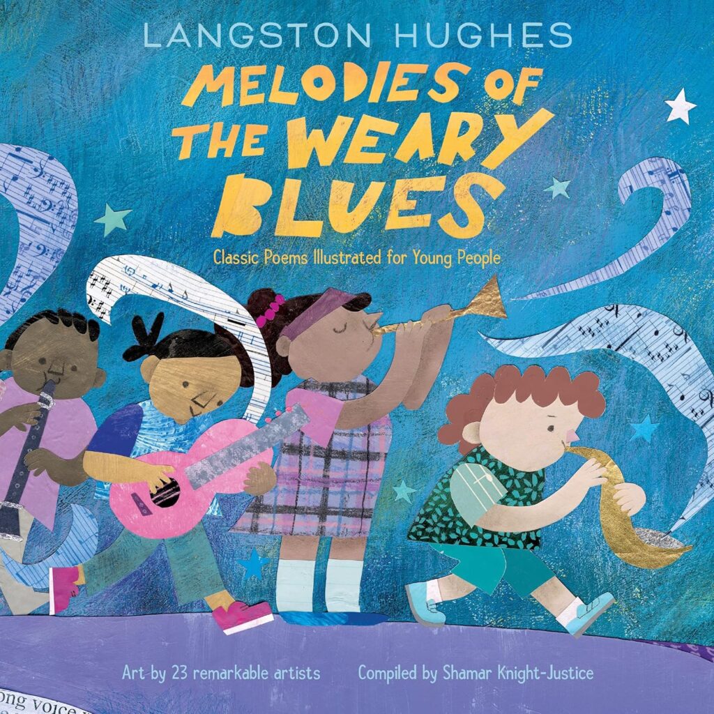Melodies of the Weary Blues is 23 illustrated poems by Langston Hughes that bring his words to life for elementary ages.