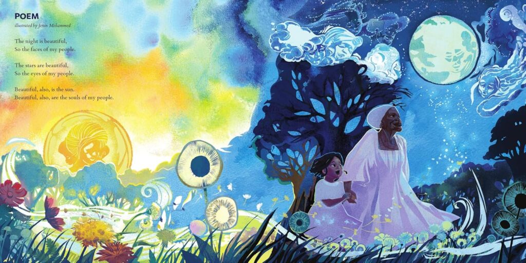 Melodies of the Weary Blues is 23 illustrated poems by Langston Hughes that bring his words to life for elementary ages.
