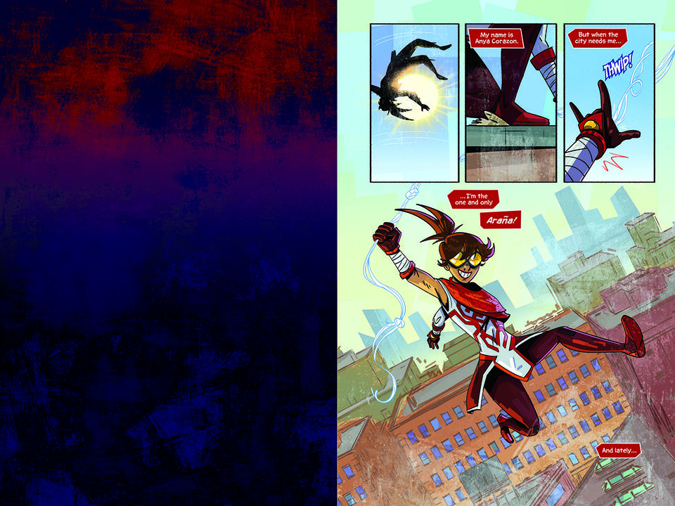 Around the Spider-Verse: An Original Graphic Novel Collection is three new stories that contain what makes Spider-Man so awesome and relatable.