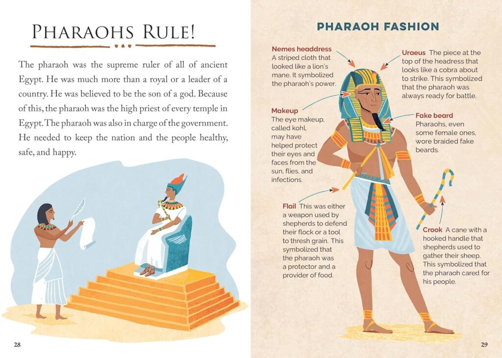 Actual Factual Files: Ancient Egypt is the most approachable, non-intimidating and informative text aimed at elementary school readers on the area we’ve seen.