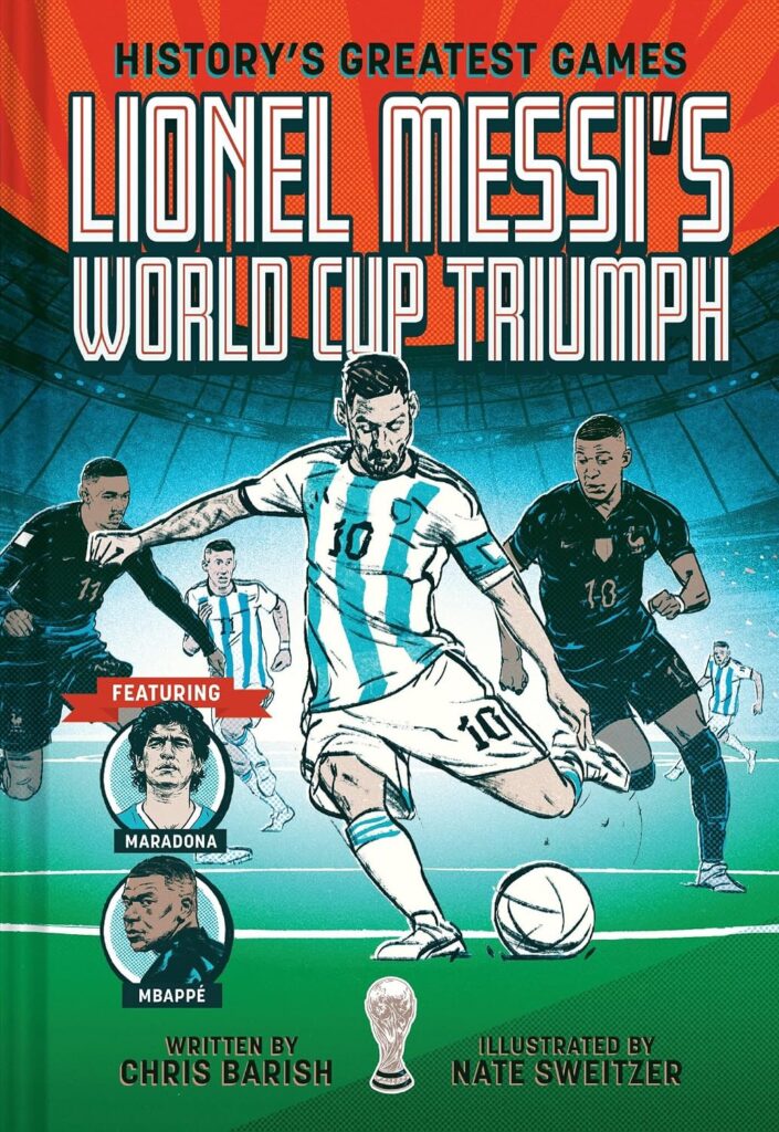 Lionel Messi’s World Cup Triumph is a graphic novel that allows ‘readers’ and ‘sports kids’ to agree that this book is awesome.