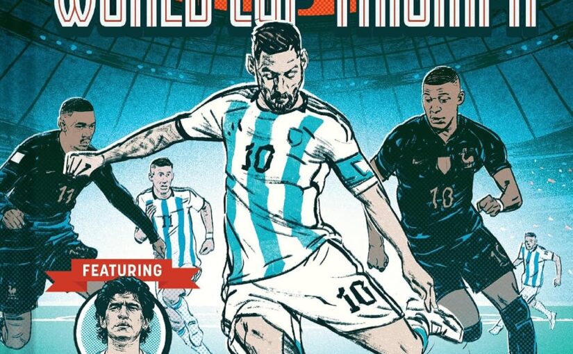 Lionel Messi’s World Cup Triumph is a graphic novel that allows ‘readers’ and ‘sports kids’ to agree that this book is awesome.