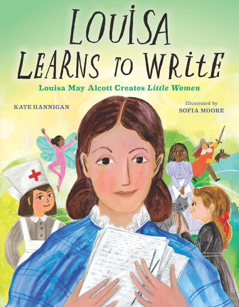Louisa Learns to Write is not the illustrated book you think it is. Little Women author, Louisa May Alcott’s macro look at the characteristics that made her successful.