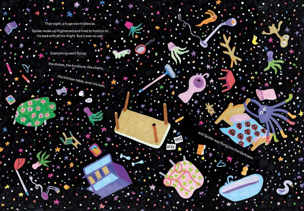 No, No, No is a sublime illustrated book that uses gorgeous art and a very simple premise that allows young audiences to become aware of un-needed variables around us.