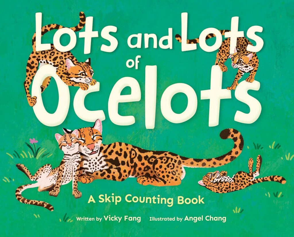 Lot and Lots of Ocelots: A Skip Counting Book is the fun, effortlessly educational book that delayed middle school math students secretly wish that they had seven years earlier.