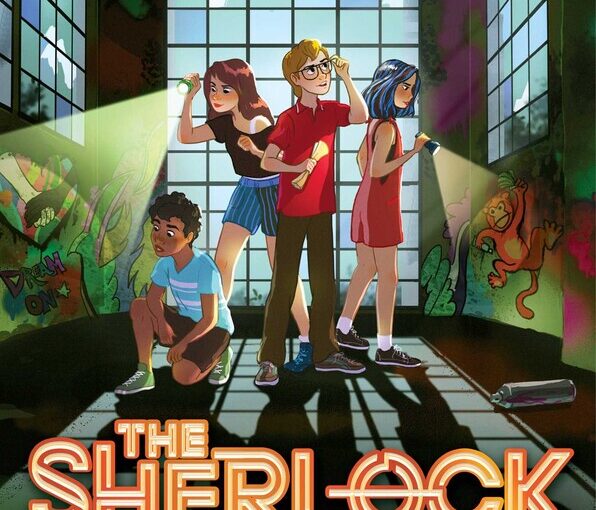 The Sherlock Society 3, or The Sherlock Society: Art Attack, is the answer for upper-elementary, mglit people who want a semi-grounded, great book.