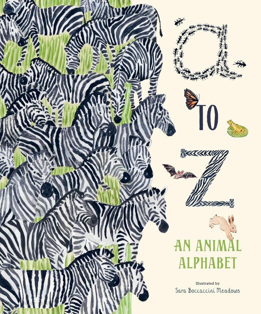 A to Z: An Animal Alphabet shows the very young how to do the 26 building blocks in the vein of the In Our Nature book series.