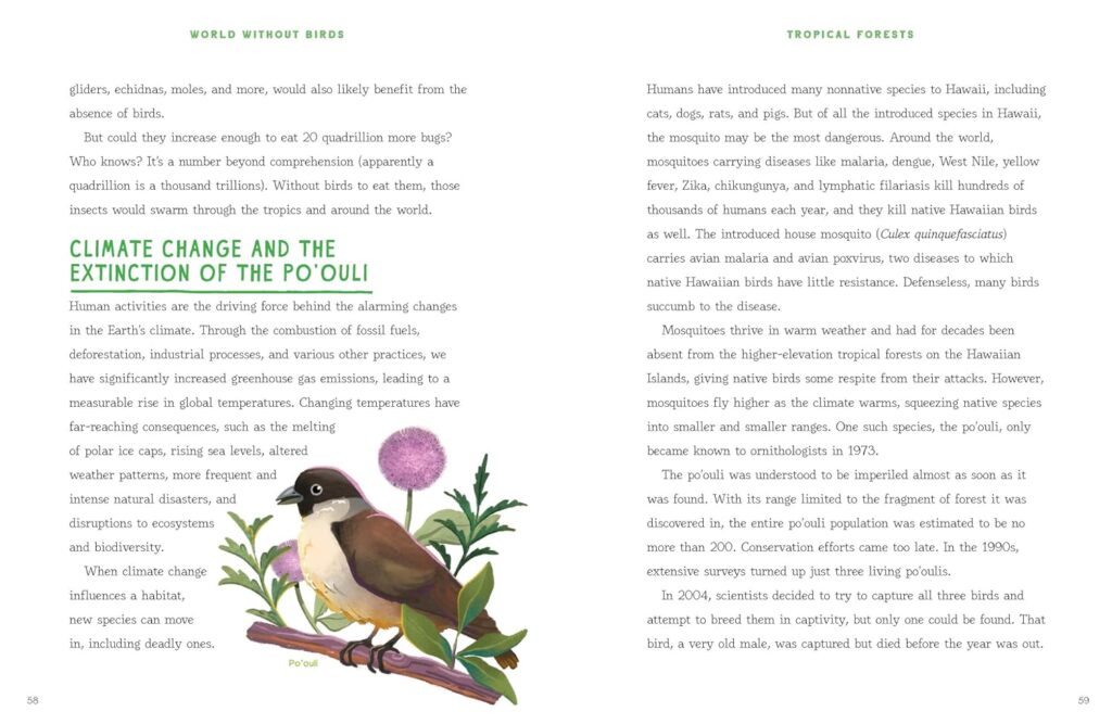 Hopefully, World Without Birds knows the adage “don’t judge a book by its cover” and uses its content to win over young readers and naturalist kids.