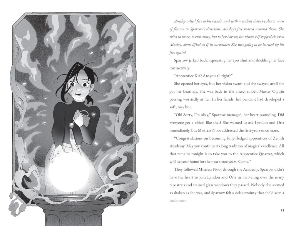 The Missing Magic of Sparrow Xia is an illustrated novel that speaks to the mglit, upper-elementary faithful, despite its desire to case a wide, reluctant reader net.