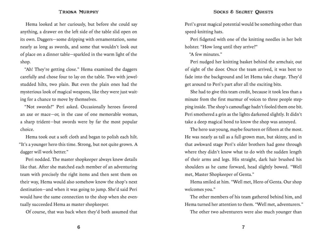 Socks & Secret Quests: The Wandering Shop knows what you’re thinking about “middle Earth” or fantasy mglit books. It includes what you need, doesn’t include the boring stuff and is the start of a series that runs with fresh energy.