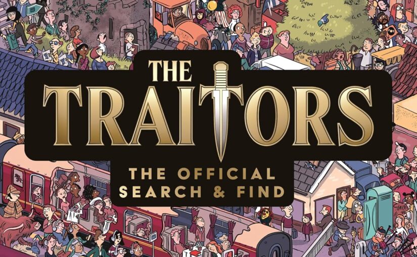The Traitors: The Official Search & Find is for the older, superfans of the show. The minute illustrations will entertain them, but the directions are too complex.